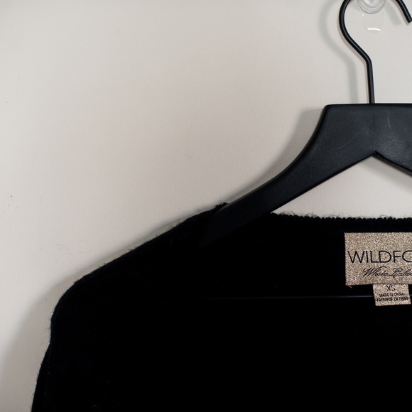 *wildfox* couture white label black sequin sweater - Picture 6 of 8